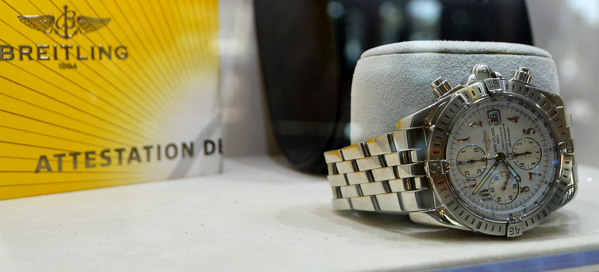 silver watch