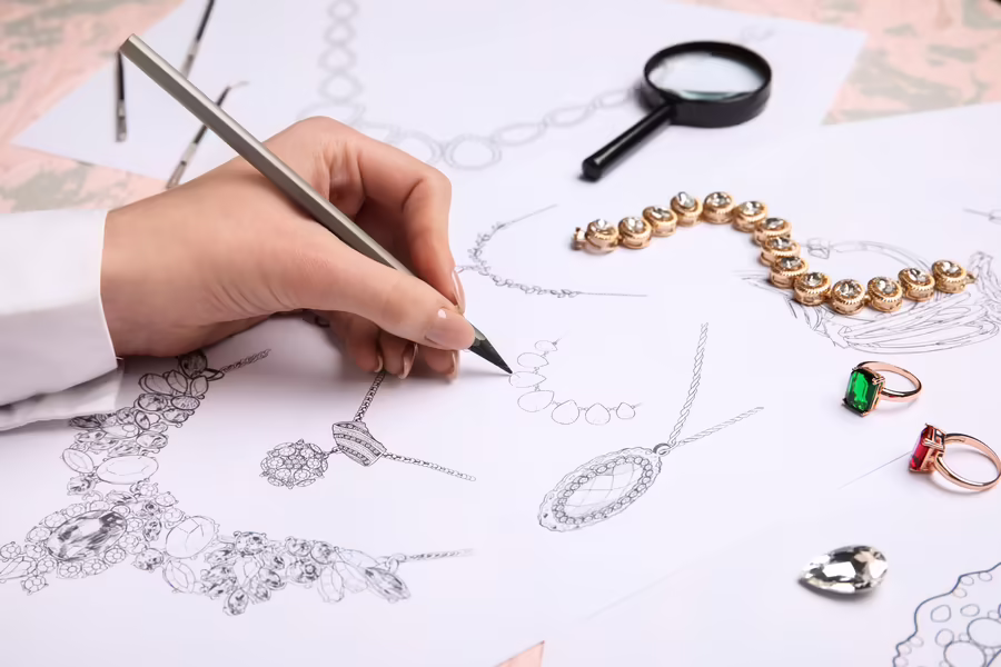 Custom Jewelry Design: A Reflection of Your Unique Style at Designer’s Touch